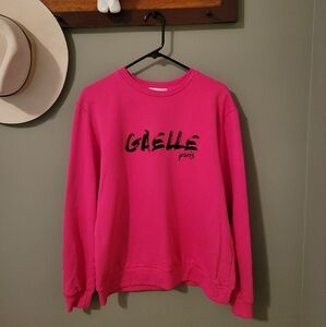 Gaelle Paris Hot Pink Sweatshirt